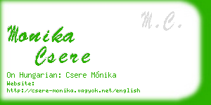 monika csere business card
