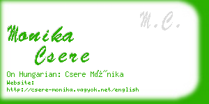 monika csere business card